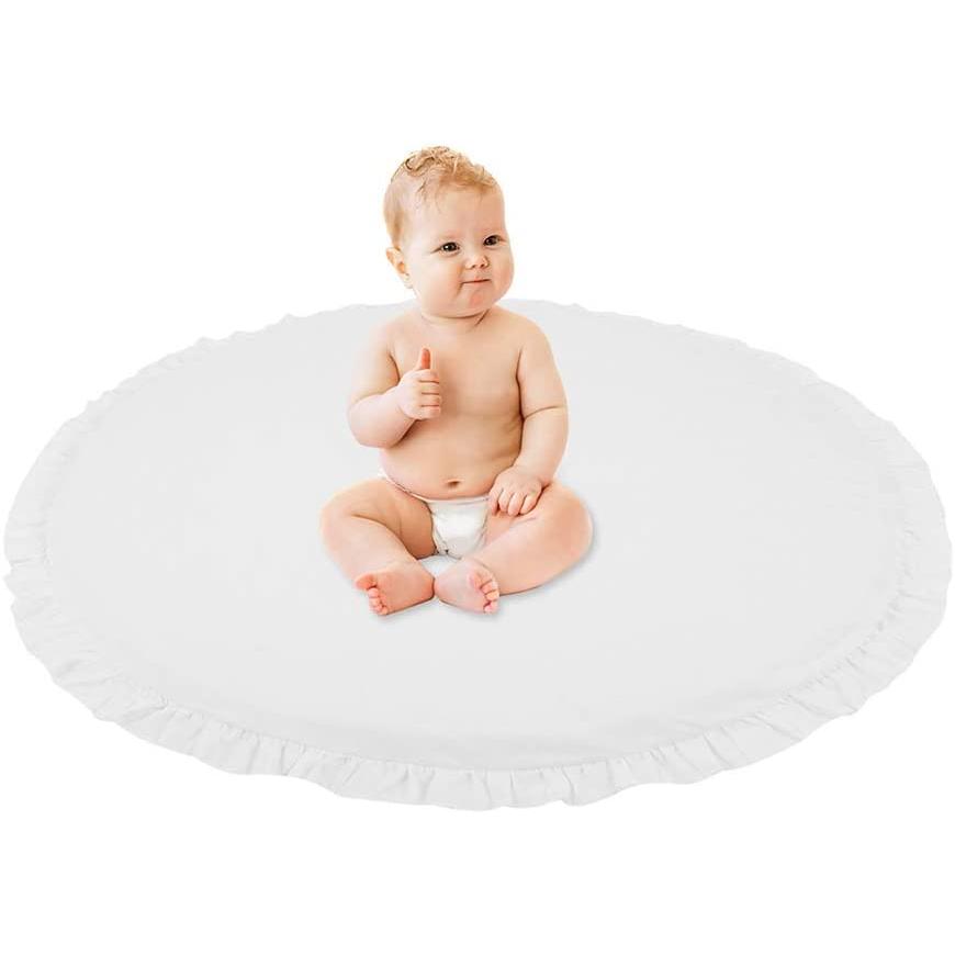 早い者勝ち Steppiano キッズプレイマット ベビーマット おしゃれ 円形 遊びマット ベビークロールマット 柔らかい 綿 毛布レース パッド 超 Cisama Sc Gov Br