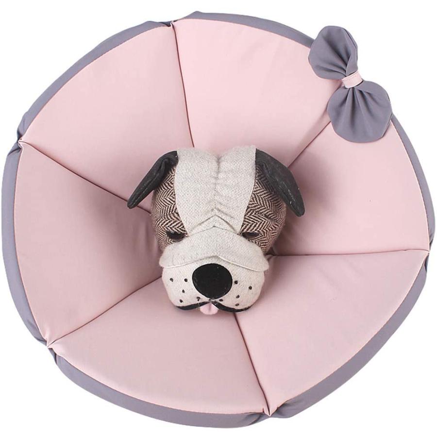 ふるさと割 Umora 犬猫用 エリザベスカラー ペット用品 傷舐め防止 引っ掻き防止 調節可能 柔らかい 超軽量 布製 ピンク Xxl Noteworthy Collectibles Com