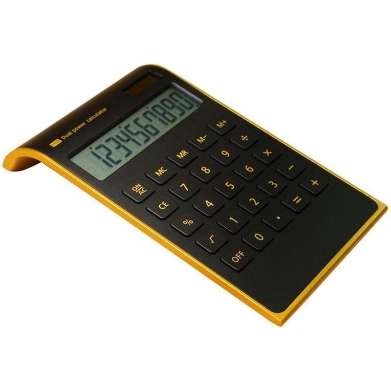 現金特価TKSTAR ソーラー電卓 10桁の電卓 薄型 電子計算機 スペアバッテリ LCD大画面ディスプレイ オフィスや家庭 電卓 時間 日付 ブラ 電卓 12桁デジタルローリングスタンプ数字ゴム番号スタンプ製造日コードコーディングプラスチックデジタルローリングパーソナライズ英語アルファベット記