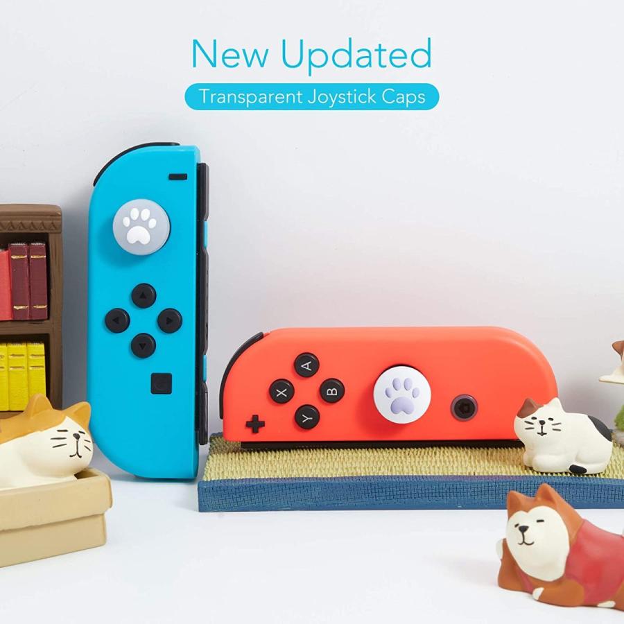 史上一番安い 高級透明素材 かわいい猫の爪ロッカーキャップ Nintendo Switch Amp Lite 対応 親指グリップキャップ Dprd Jatimprov Go Id