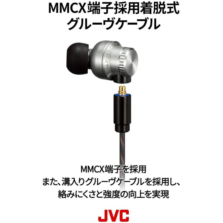 JVC HA-FD01 カナル型イヤホン CLASS-S SOLIDEGE 高解像サウンド/リ