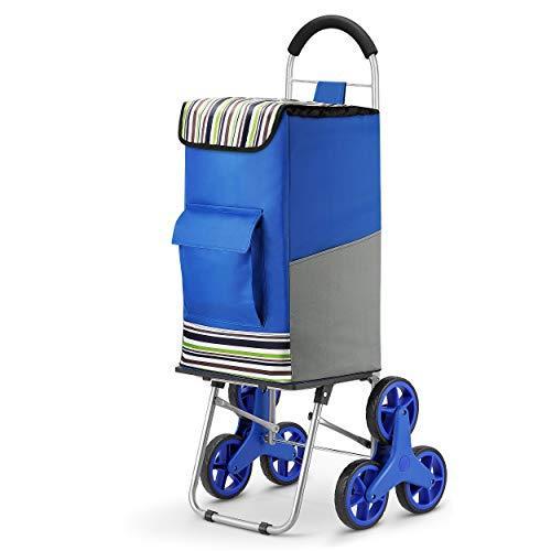 最新の激安 Jproyi キャリーカート ショッピングカート 買い物カート ハンドキャリー 大容量75l ショッピングバッグ 折り畳み 敬老の日 ブルー 売れ筋 Tiebreak Fr