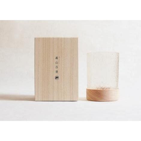 廣田硝子 置物・オブジェ 古代色 径8×高さ9.5cm 義山百景 キャンドルスタンド 膠硝子 結霜 GY-3 廣田硝子 置物 オブジェ 古代色 径8×高さ9 5cm 義山百景 キャンドルスタンド 膠硝子 結霜 GY