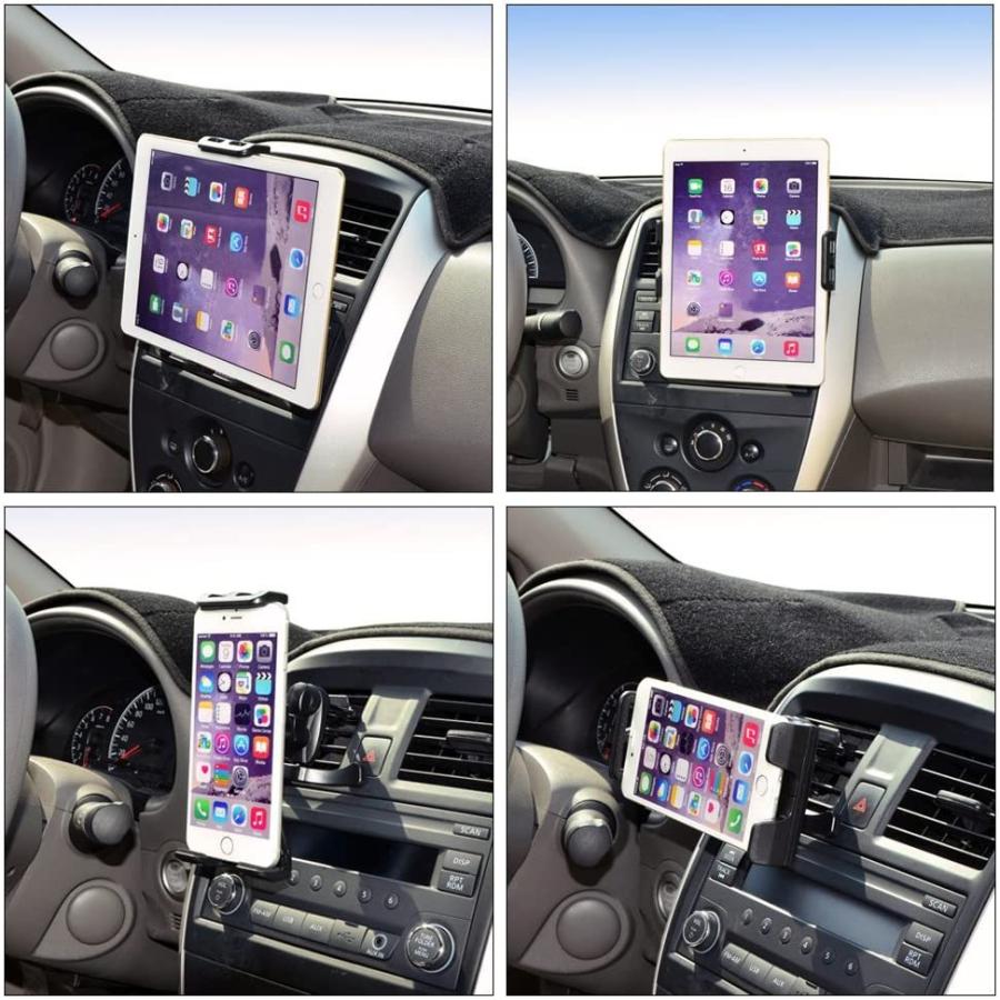 限定品 Unique Spirit タブレット スマホ 車載ホルダー エアコン吹き出し口型 360度角度調整可 着脱簡単 落下防止 ナビスタンド F Materialworldblog Com