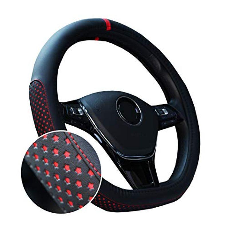 人気 おすすめ Zatooto ハンドルカバー 軽自動車 ｄ型 おしゃれ 星柄 透かし彫り仕様 滑りにくい 通気性がよく ステアリングカバー ｓサイズ 握り Materialworldblog Com
