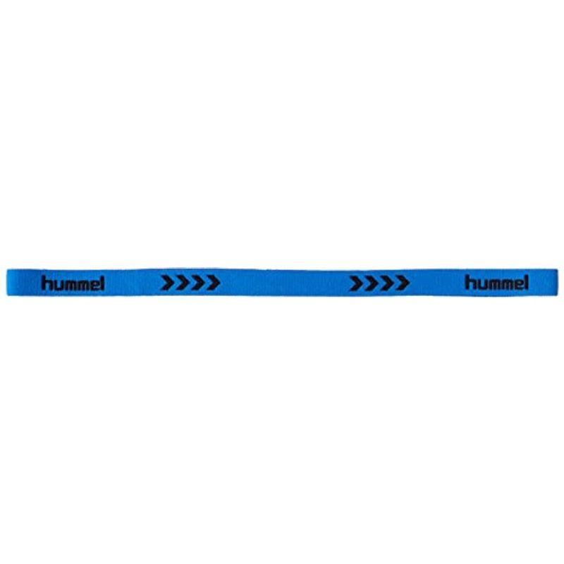 ヒュンメル ヘアバンド ワイドヘアゴム メンズ ブルー×ブラック (6090) 日本 フリーサイズ (FREE サイズ)