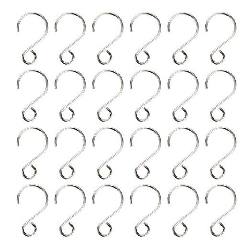 フック カーテンフック カーテンピンチ カーテンクリップ ステンレス製 スライドリング S字フックシャワーカーテンフック カーテン a W新作送料無料 しっかり