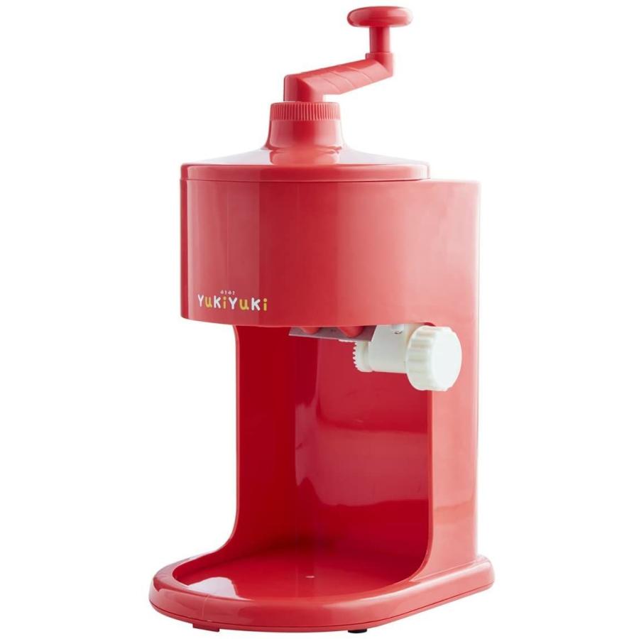 ウィズ Wiz かき氷機 Yukiyuki ゆきゆき レッド 製氷皿 I Drain Be