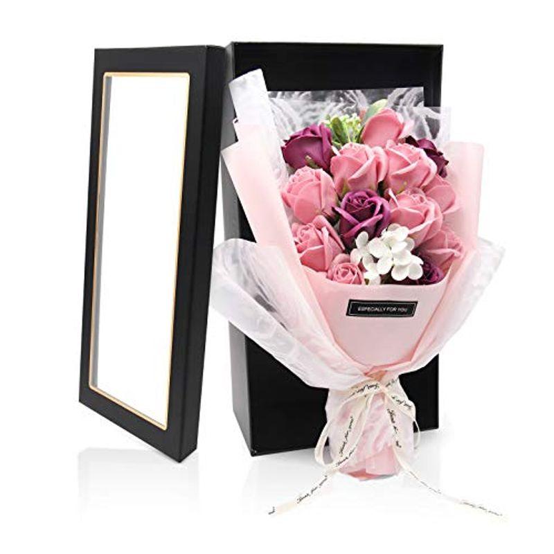 ソープフラワー 花束 ギフト 史上一番安い 母の日 お花 誕生日 プレゼント 女性 枯れない花 造花 人気 記念日 石 フラワー 薔薇 敬老の日 開店祝い