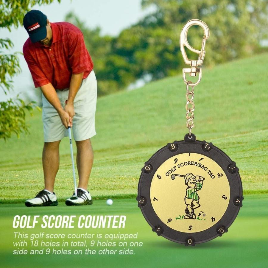 スコアカウンター ゴルフ スコア コンパクト 得点 キーチェーン ゴルフ用品