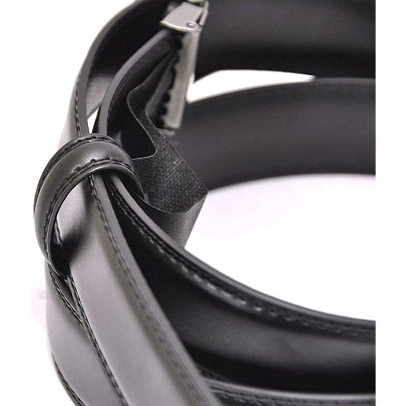 男性に人気 ミチコロンドン Michiko London ブランド ビジネス ベルト オートロック 革 メンズ ブラック帯 ブラックバックル Www Mdsmexico Com