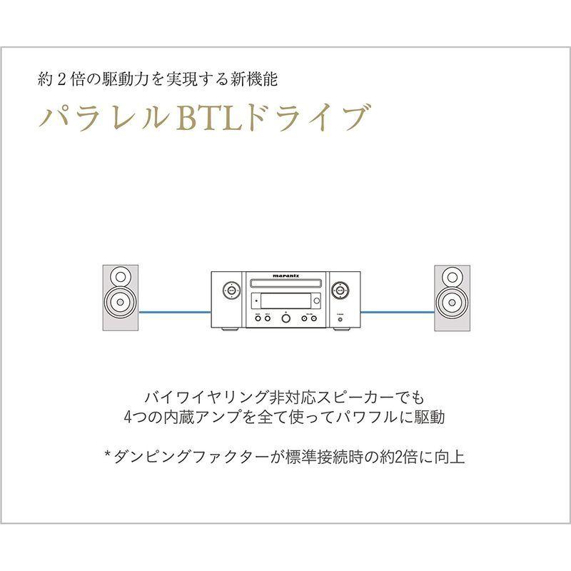 【正規品】 マランツ Marantz M-CR612 CDレシーバー Bluetooth・Airplay2 ワイドFM対応/ハイレゾ音源対応 ブラック 【9158712636】(32365円)