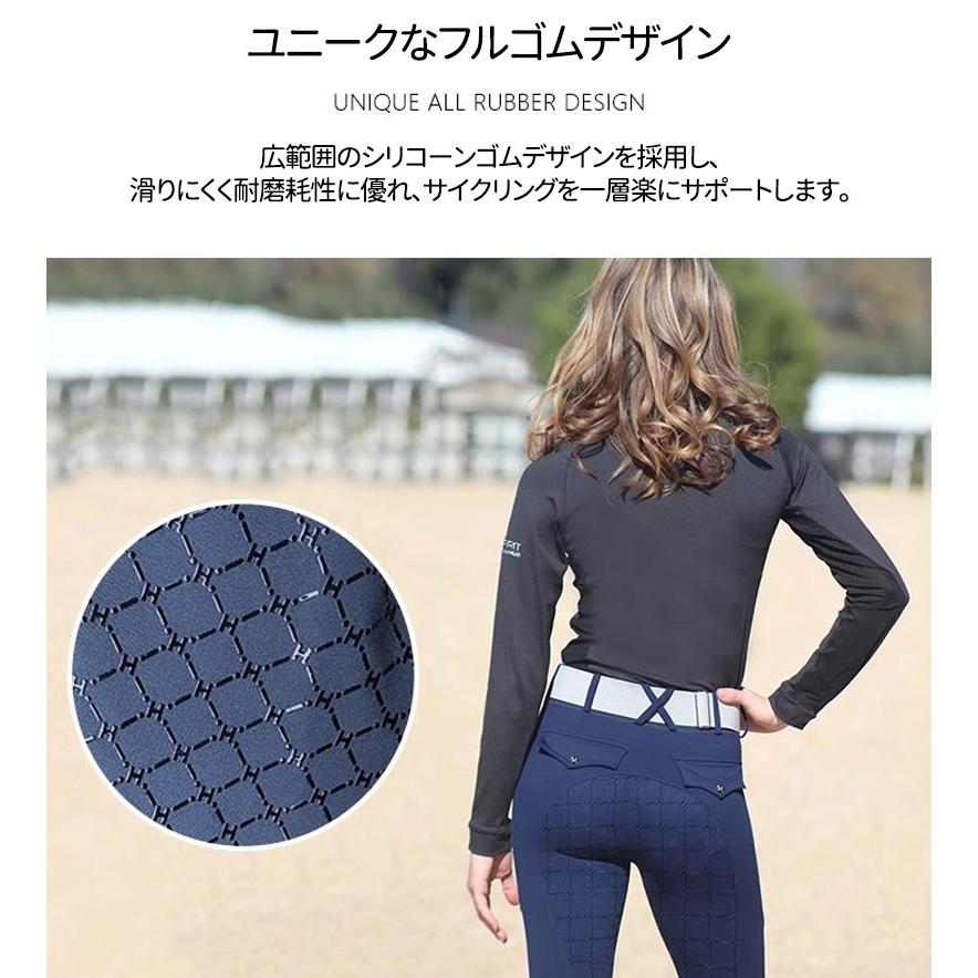 HKM フルシリコン 乗馬キュロット34 HKM レディースキュロット モナコスタイル-シリコンフルグリップ