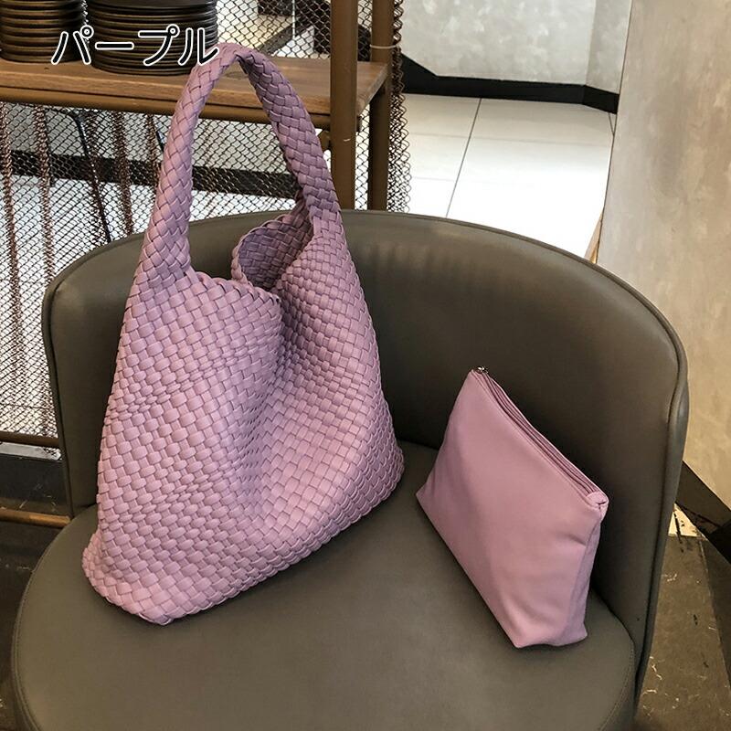編み込みトートバッグ メッシュトートバッグ トートバッグ レディース
