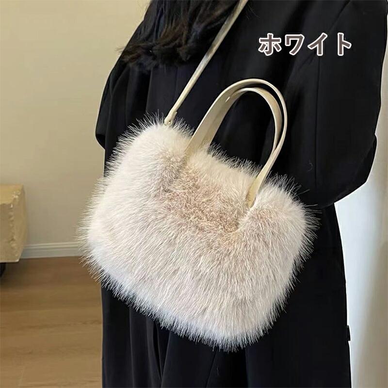 TEMBEAフェイクファーバッグ　ライトベージュ TEMBEA（テンベア）の「＜TEMBEA（テンベア）＞ PAINTER フェイク