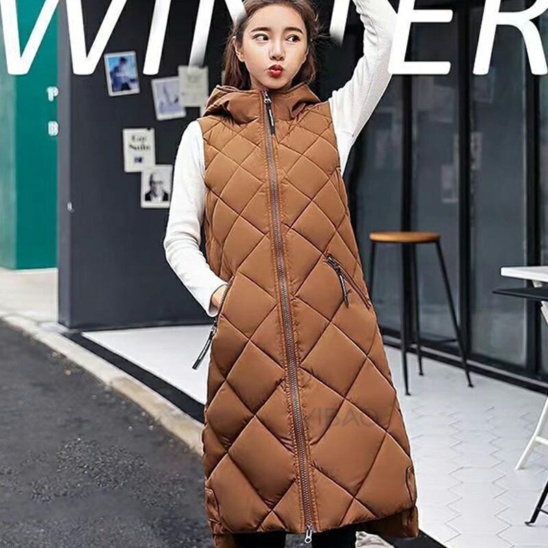 ダウンベスト レディース フード付き ロングジレ 大きいサイズ ジレ ジャケット ベスト 中綿フェイクダウン 上着 羽織り ハイネック 軽い 軽量 秋 フェイク 通勤 |  | 04