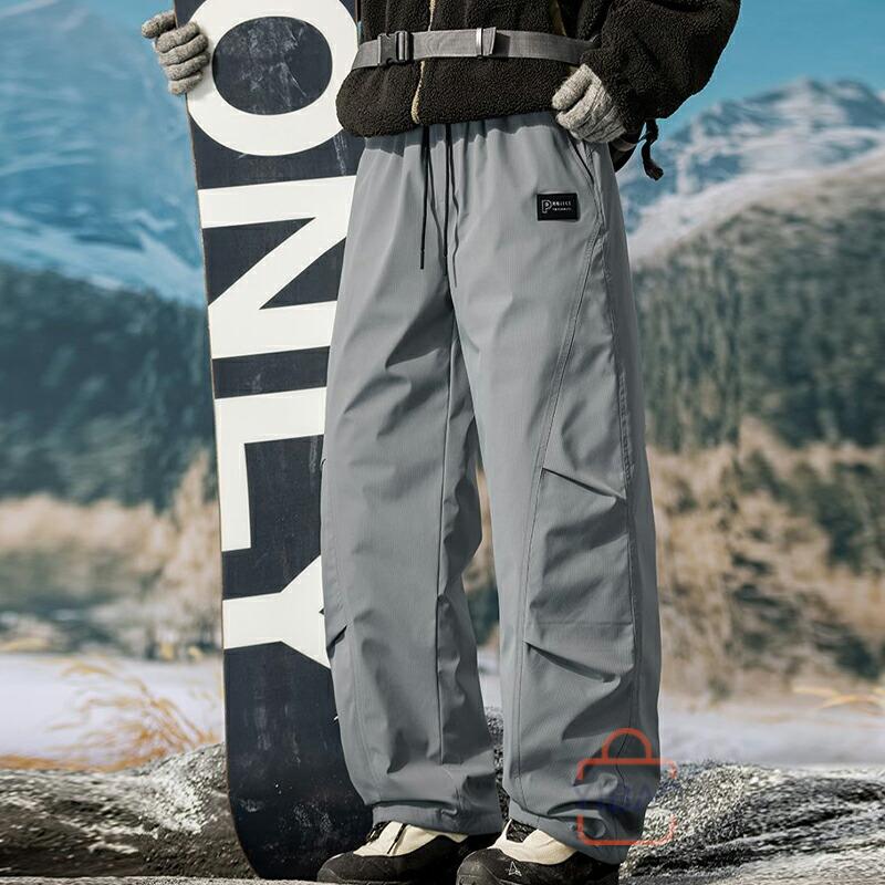 スキーウェア スノーボードウェア パンツ メンズ 下 中綿パンツ 厚地