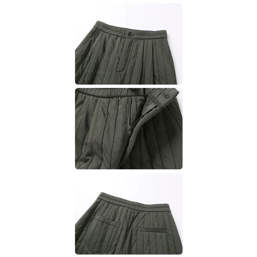 中綿パンツ レディース ワイドパンツ 綿入れ ダウン綿パンツ 冬 バギーパンツ 9分丈 厚手 ロングパンツ カジュアルパンツ 中綿ワイドパンツ アイボリー グリーン |  | 13