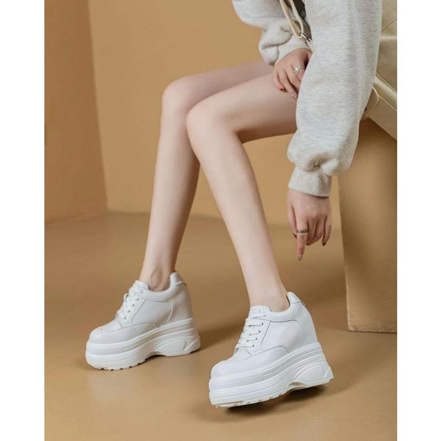 厚底 スニーカー 身長up レディース インヒールスニーカー ウォーキングシューズ ヒールアップ 厚底靴 ダイエットスニーカー PUレザー カジュアル 大きいサイズ |  | 09