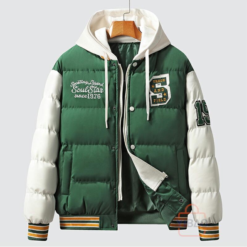 中綿入り ジャケット メンズ スタジャン スタジアムジャンパー