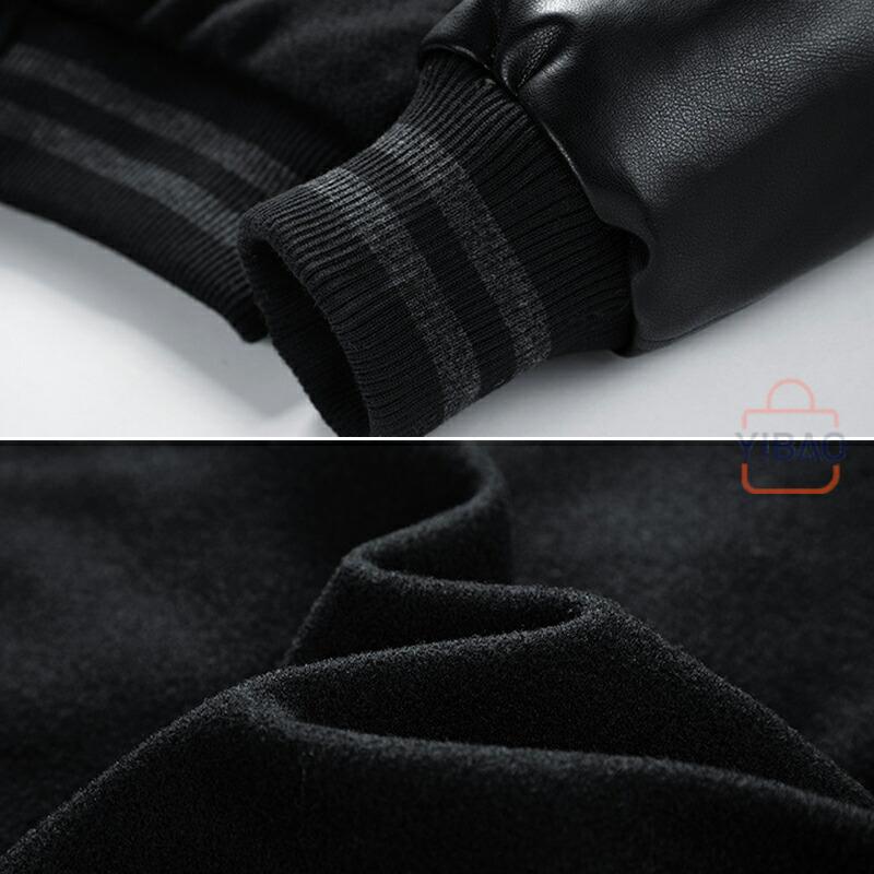 スタジャン ワッペン スタジアムジャンパー メンズ メルトン 中綿