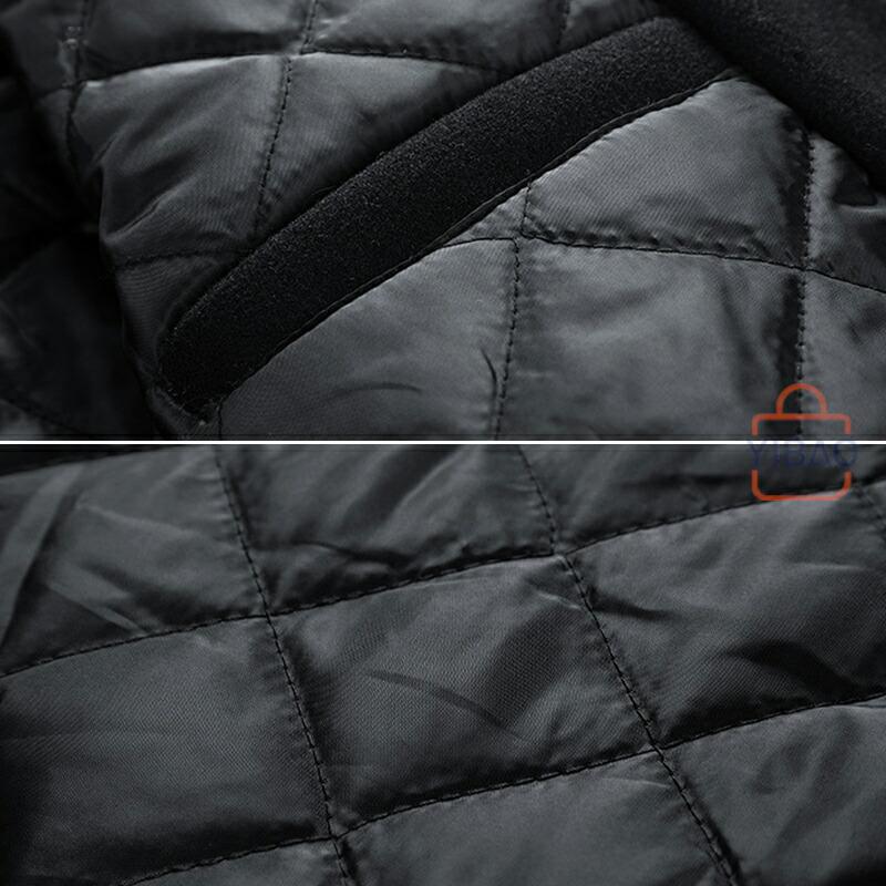 希少　drawer 羊革　スタジャン　シルク混　黒　緑　キルティング　中わた入 スタジャン ワッペン スタジアムジャンパー メンズ メルトン 中綿