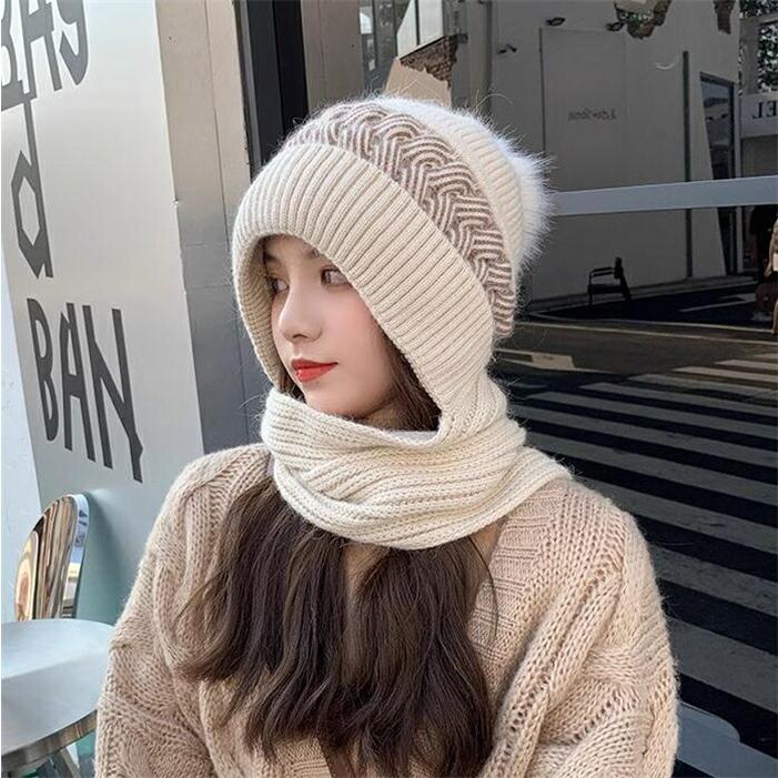 ニット 帽子 裏起毛 ボア ストール マフラー 一体型 フード付き レディース 秋冬 ニット帽 フード付きマフラー かわいい 保温性 防寒 小顔効果 きれいめ 可愛い |  | 13