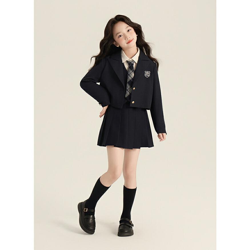 卒業式 スーツ 女の子 フォーマル ジュニア ジャケット シャツ JK制服