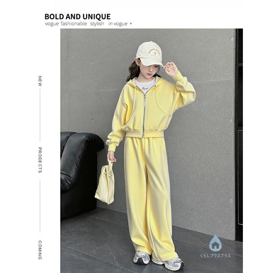 キッズ セットアップ ジャージ 上下セット 2点 長袖 シンプル 韓国服