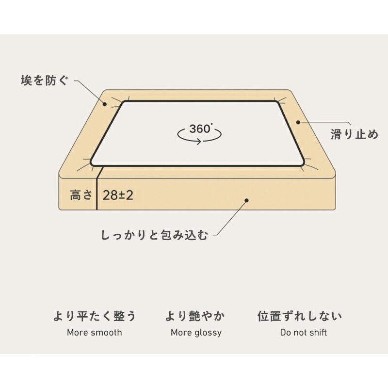 高級ホテル仕様 綿 洗いざらし マットレスカバー シングル セミダブル ダブル クイーン サラサラ快適 柔らかい 肌に優しい 吸汗速乾 通気性 防ダニ 抗菌防臭 |  | 15