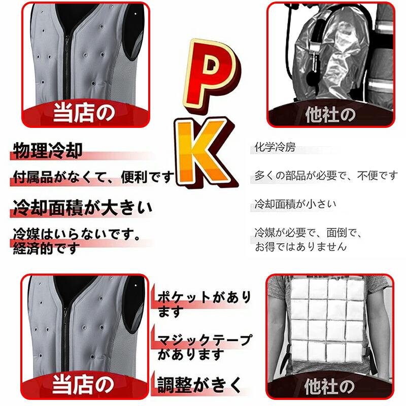 冷却ベスト 水冷式 冷却 軽量 通気性 夏用 暑さ対策 男女兼用 作業用