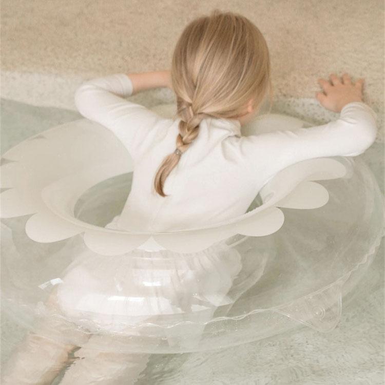 浮き輪 うきわ 大人用 子供用 O型 フロート 70cm 90cm 透明 キラキラ 花柄 水遊び プール ビーチ 海水浴 夏休み レジャー おしゃれ かわいい |  | 04