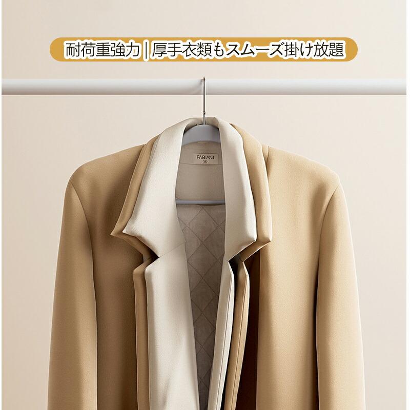 すべらないハンガー ワイドハンガー コート用 肩跡がつかない すべり止め マット加工 フェルト加工 衣類ケア 洋服ハンガー 高級衣料対応 家庭用 |  | 06