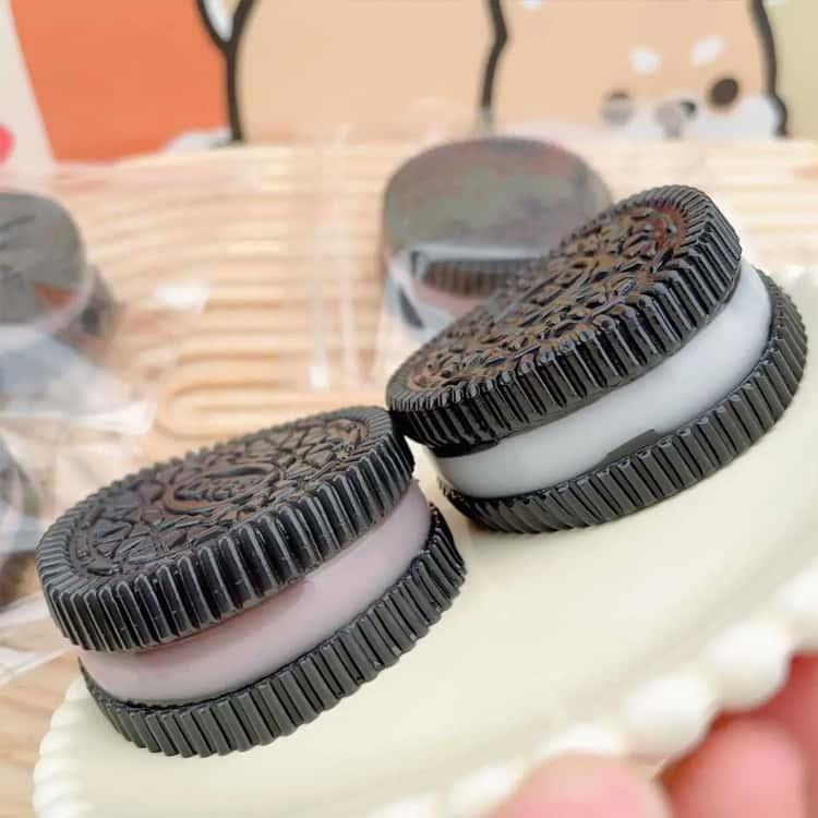 低反発 スクイーズ ボール クッキー ビスケット 2点セット スクイーズ