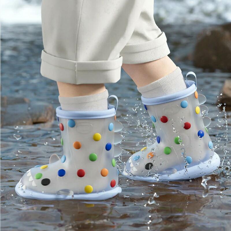 キッズ レインブーツ 長靴 子供 サメ 14〜22cm 男の子 女の子 レインシューズ 防水 滑り止め 通園 通学 ベビー ジュニア 梅雨 |  | 04