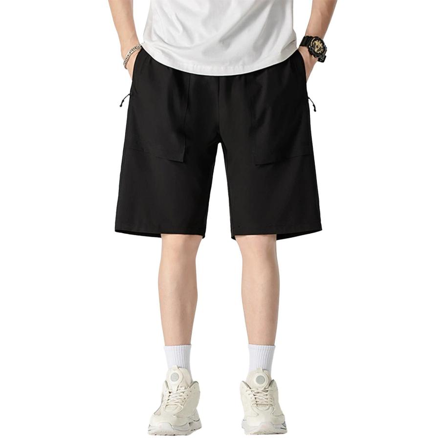 ハーフパンツ メンズ ショートパンツ 5分丈 カーゴパンツ 夏 短パン 半ズボン 無地 通気性 速乾 スポーツ アウトドア 作業着 登山 カジュアル かっこいい |  | 03