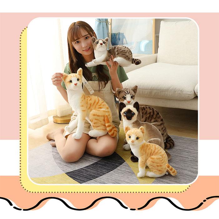 猫 ぬいぐるみ リアル ねこ 可愛い 抱き枕 癒し ネコ CAT 動物 アニマル おもちゃ インテリア 子供 女の子 男の子 誕生日 クリスマス ギフト プレゼント |  | 14