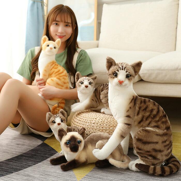 猫 ぬいぐるみ リアル ねこ 可愛い 抱き枕 癒し ネコ CAT 動物 アニマル おもちゃ インテリア 子供 女の子 男の子 誕生日 クリスマス ギフト プレゼント |  | 15