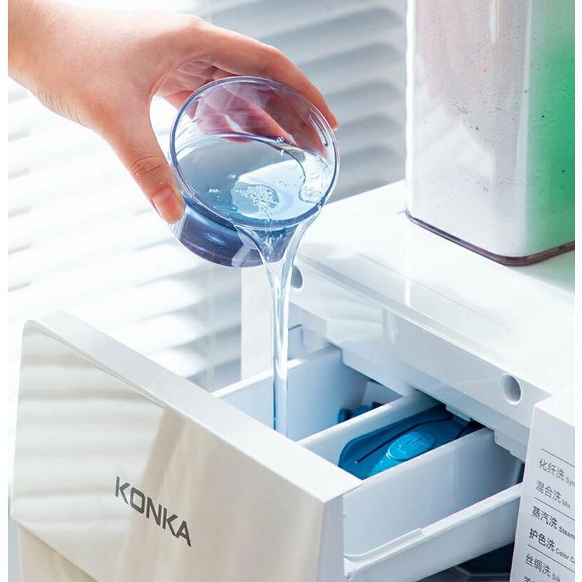 送料無料 ランドリーボトル 詰め替えボトル 700ml 1100ml 洗濯洗剤 柔軟剤 ディスペンサー 計量付き 洗剤容器 シンプル おしゃれ 北欧 詰め替え用ボトル 洗面所 |  | 03