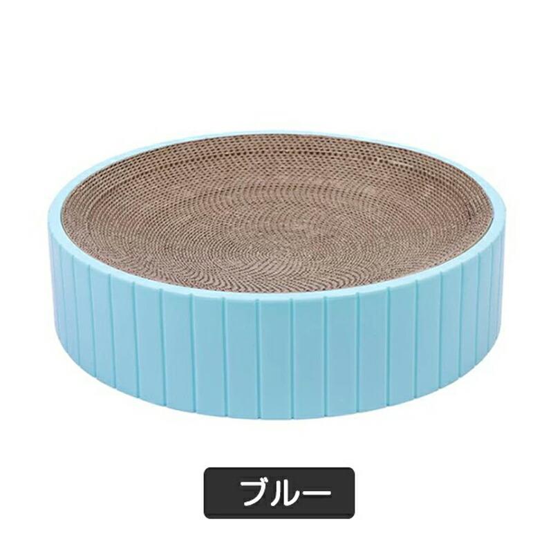 猫 爪とぎ ベッド 段ボール 円形 丸型 おしゃれ 爪とぎ兼用 キャットベッド 高密度ダンボール 寝床 ストレス解消 家具傷防止 運動不足対策 四季対応 猫用品 |  | 03
