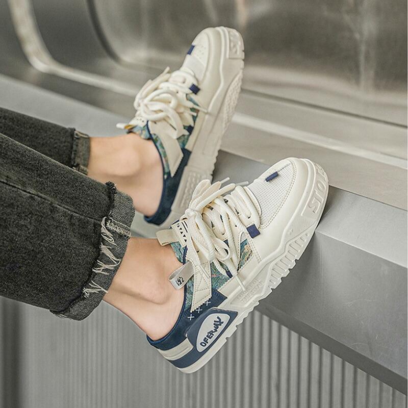 スニーカー メンズ スニーカーサンダル かかとなし スリッポン 軽量 通気性 疲れにくい 歩きやすい サボサンダル 立ち仕事 外履き カジュアル 人気 |  | 09