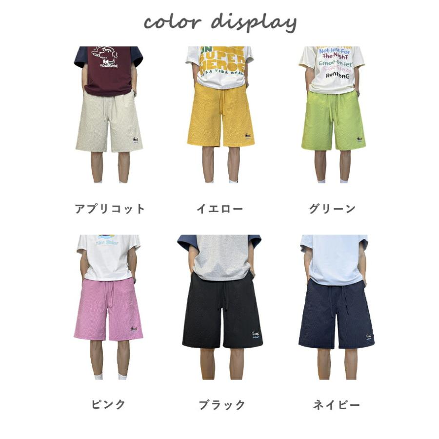 メンズ ハーフパンツ 接触冷感 ショートパンツ 夏用 ストレッチ 吸水速乾 ドライ イージーパンツ 無地 短パン 大きいサイズ M-5XL 父の日 ギフト |  | 07