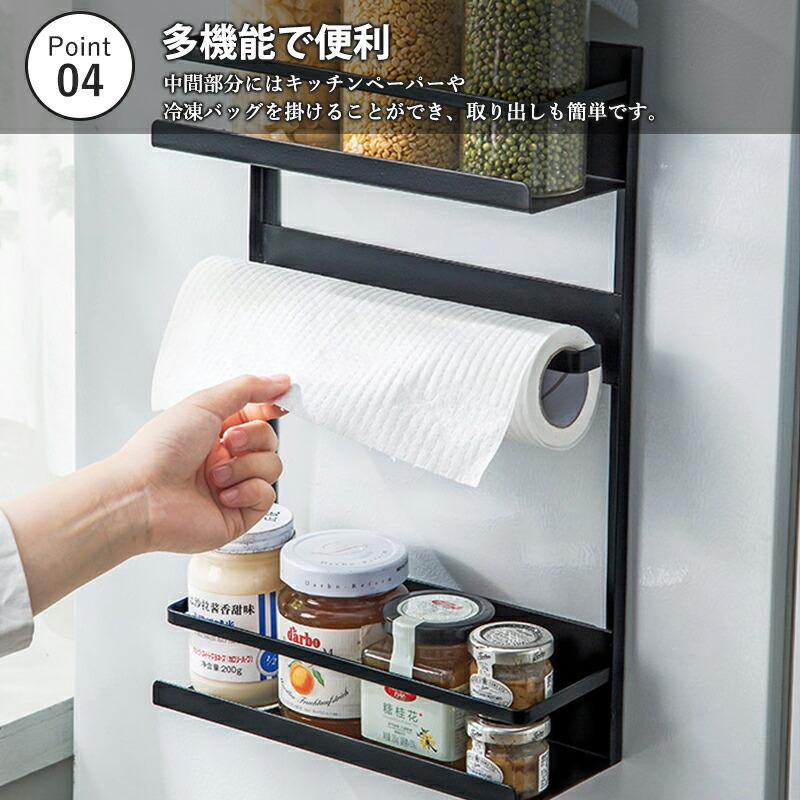 ウォールシェルフ マグネット収納 3タイプ バスラック 通気性 お風呂収納 浮かせる収納 簡単設置 シャンプーラック おもちゃバスケット 磁石 ホワイト ブラック |  | 07