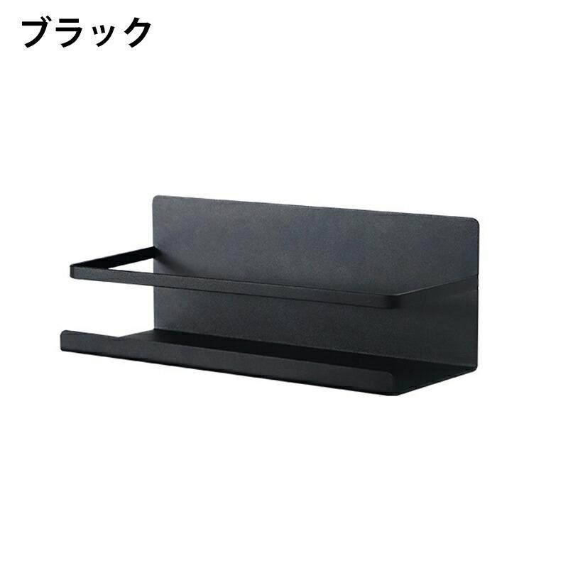 ウォールシェルフ マグネット収納 3タイプ バスラック 通気性 お風呂収納 浮かせる収納 簡単設置 シャンプーラック おもちゃバスケット 磁石 ホワイト ブラック |  | 01