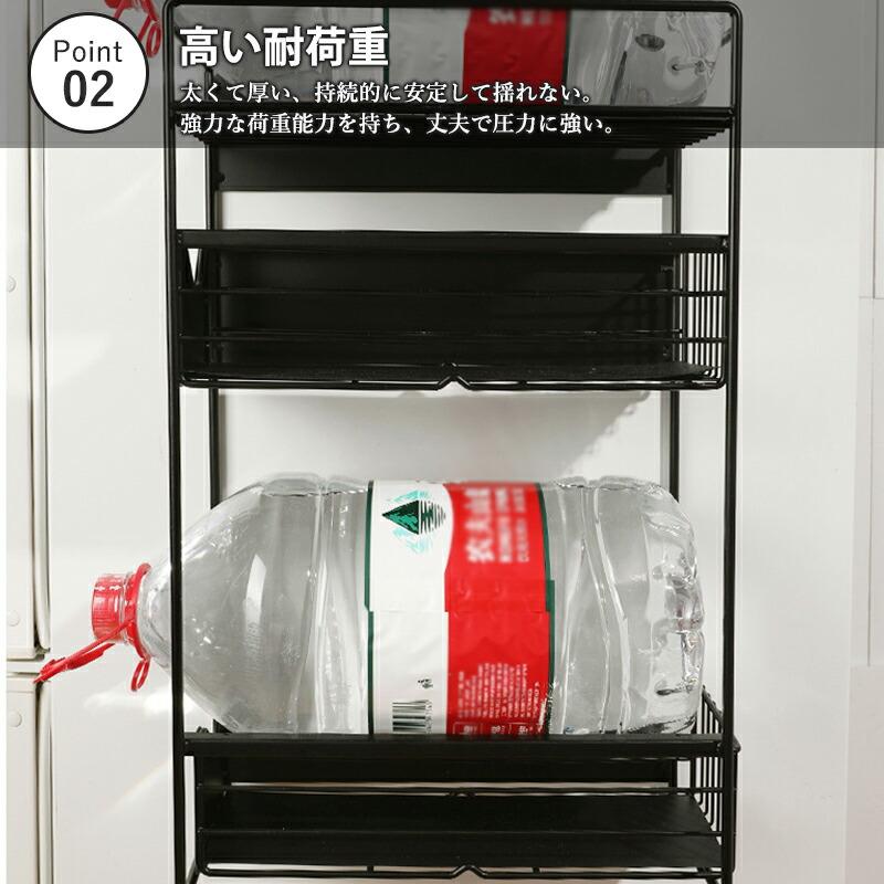 ウォールシェルフ マグネット収納 バスラック 通気性 お風呂収納 浮かせる収納 簡単設置 シャンプーラック おもちゃバスケット 浴室 磁石 ホワイト ブラック |  | 04