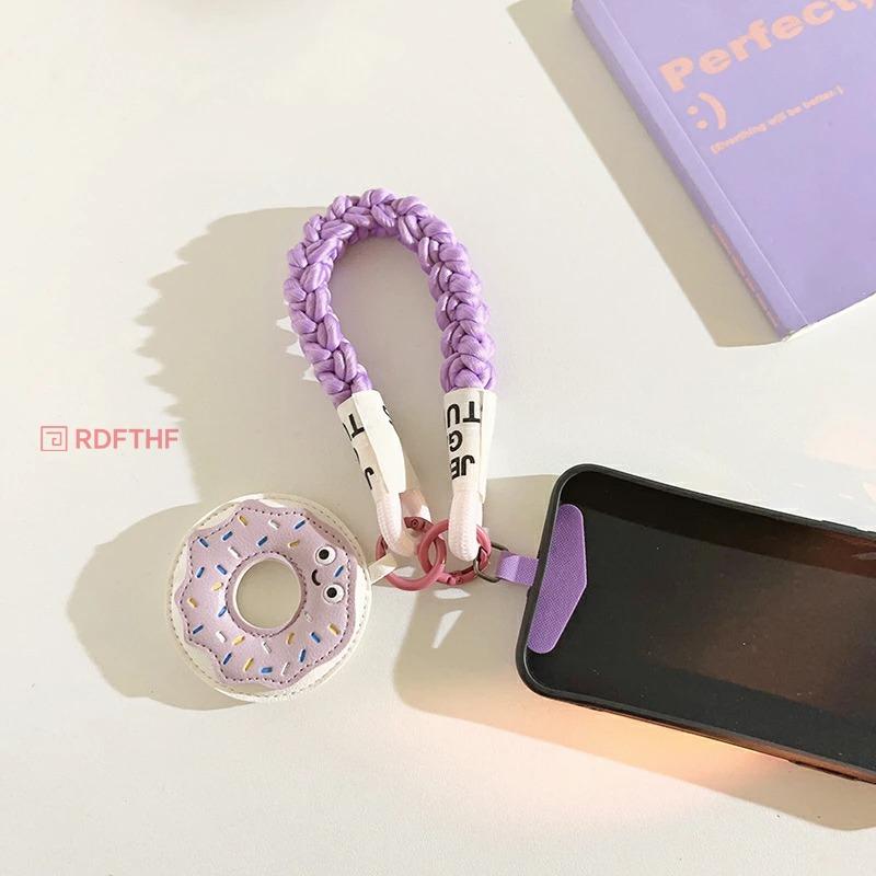 スマホストラップ ドーナツ 平成レトロ 推し活グッズ ハンドストラップ