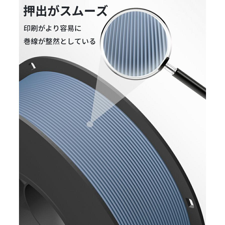PLA フィラメント 1kg 2.2lb 3Dプリンター用 高速印刷 高耐衝撃 環境