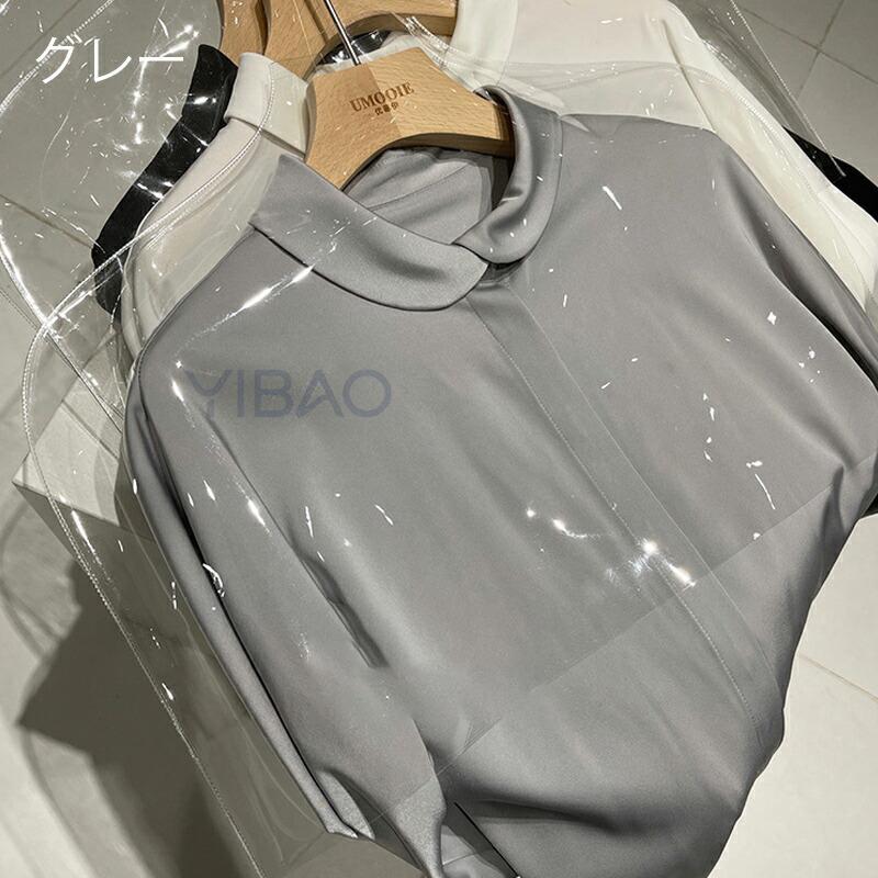 シャツ 丸襟シャツ  レディース 長袖 オフィス 上質 ブラウス フォーマル 丸襟 長袖シャツ ふんわり 襟付き 柔らかい 軽い シャツブラウス シャツ ボタン隠し |  | 03