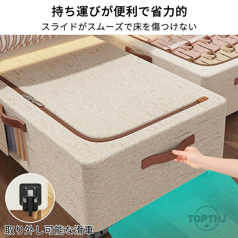 収納ボックス  ベッド下収納ボックス 幅60×奥行30×高さ15cmベッド下 すき間収納 収納ケース 衣類 収納 衣装ケース クローゼット 押入れ ベッド下 クローゼット |  | 04