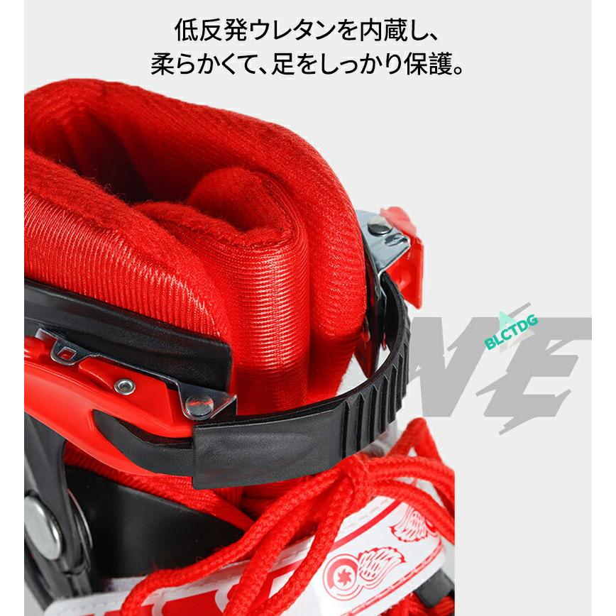 ローラースケート 子供サイズ調整可能 キッズ ジュニア 子供用 初心者ローラーシューズ ローラーブーツ 二列四輪 ローラースケート 入門向け スケート 通気性 |  | 08